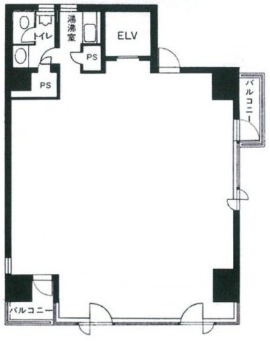 五反田アルファビル4F 間取り図