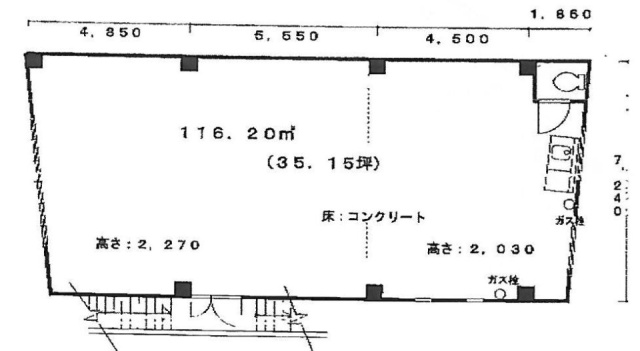 布川ビル2F 間取り図