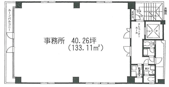 麻布松屋ビル5F 間取り図