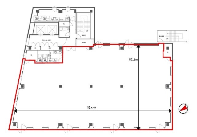 ダイヤモンドビル4F 間取り図