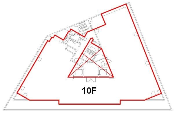 32芝公園ビル10F 間取り図