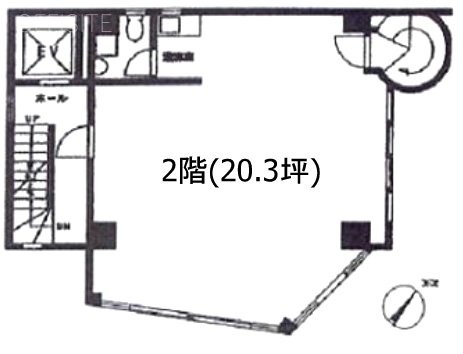 南蛮ビル2F 間取り図