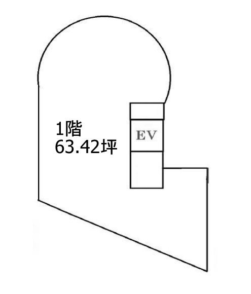 国立弍壷九(くにたち219)ビル1F 間取り図