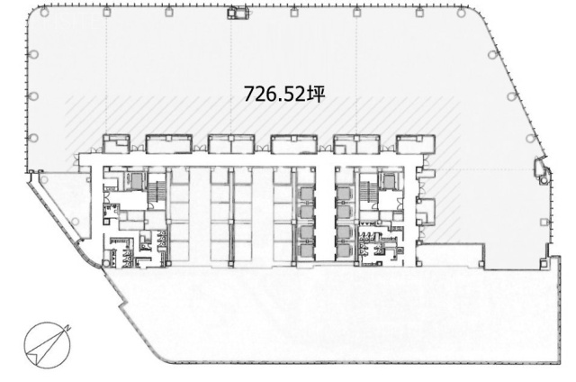 赤坂インターシティAIR6F 間取り図