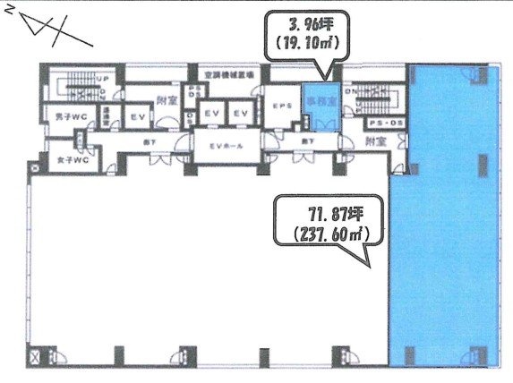 飛栄九段北ビル601 間取り図