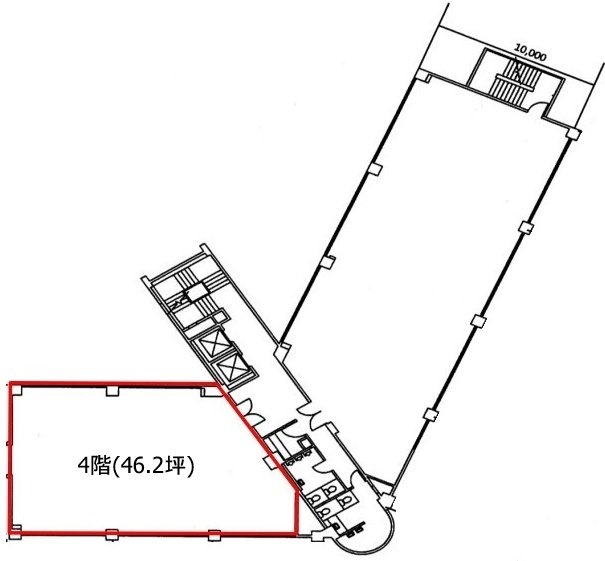 新立川ビルA 間取り図