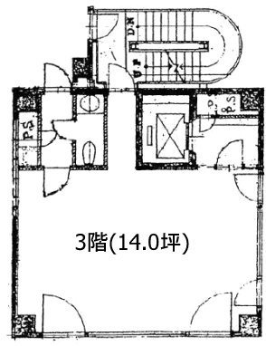堀内第1ビル5F 間取り図