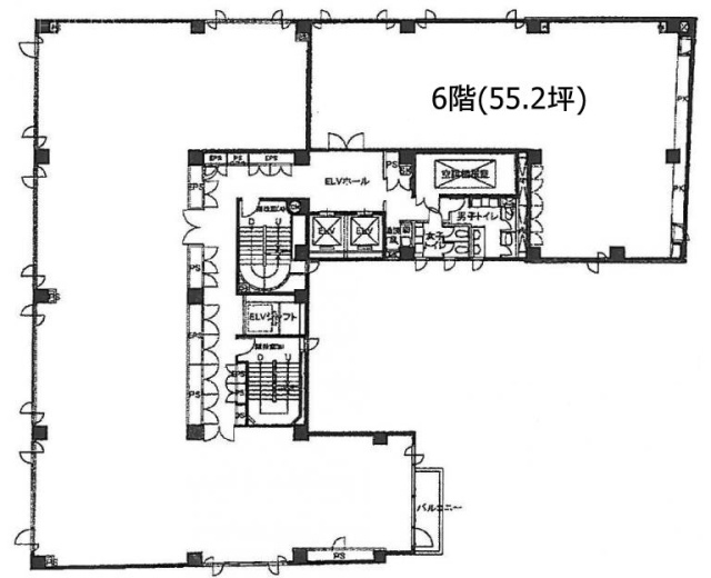 麹町鶴屋八幡ビル6F 間取り図