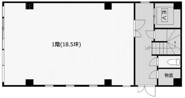 林ビル1F 間取り図