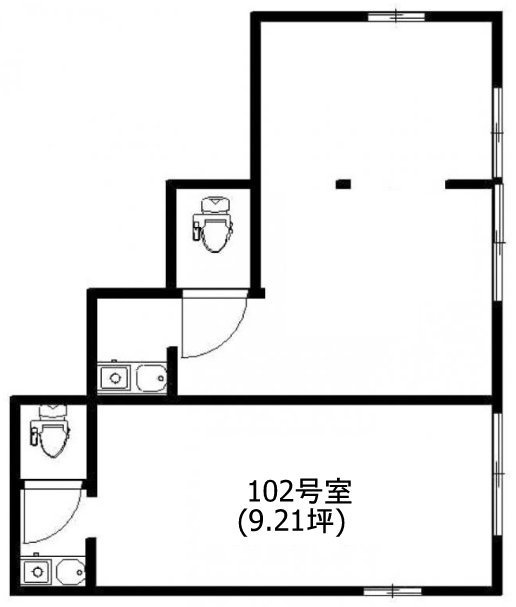 長井ビル102 間取り図