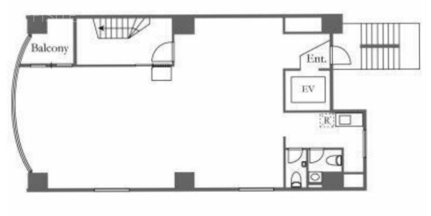 金子園ビル2F 間取り図