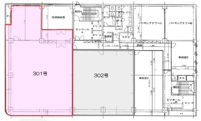 HF横浜山下ビル301 間取り図