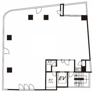 高円寺サニービル2F 間取り図