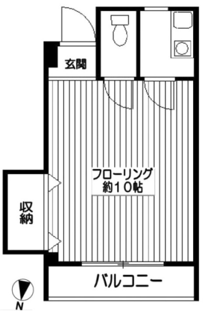 中島ビル303 間取り図