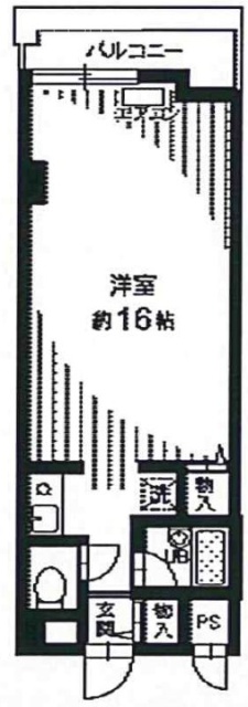 シティーコープ平沼202 間取り図