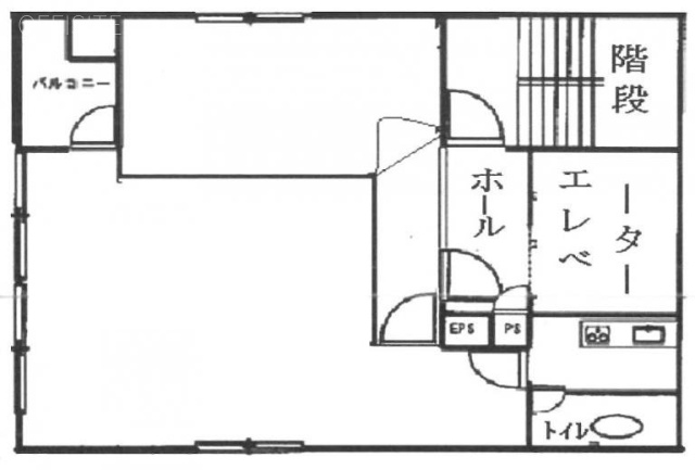 報道ビル8F 間取り図