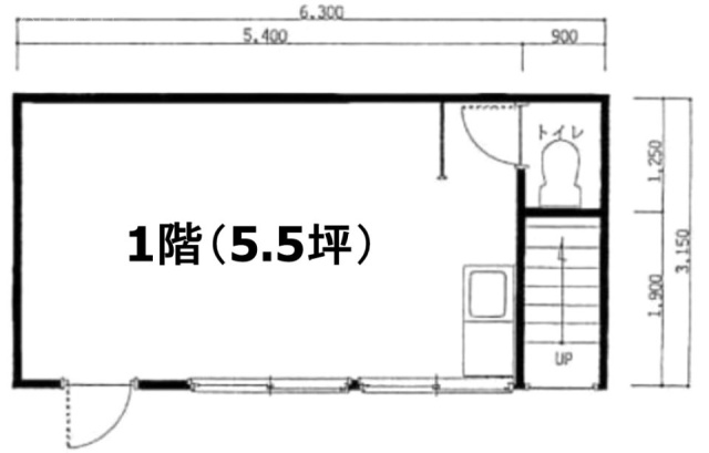鈴木第二ビル1F 間取り図