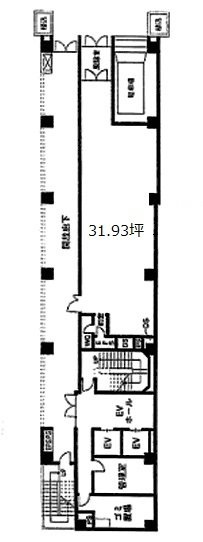 新宿御苑東栄ビル1F 間取り図