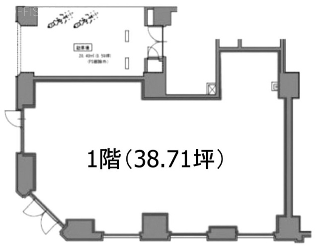 ピアネッタ汐留101 間取り図