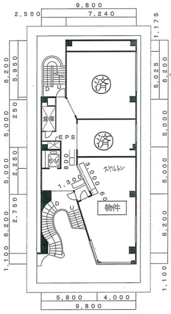第38東京ビル2F 間取り図