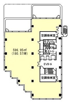 世田谷ビジネススクエアヒルズⅣ4F 間取り図