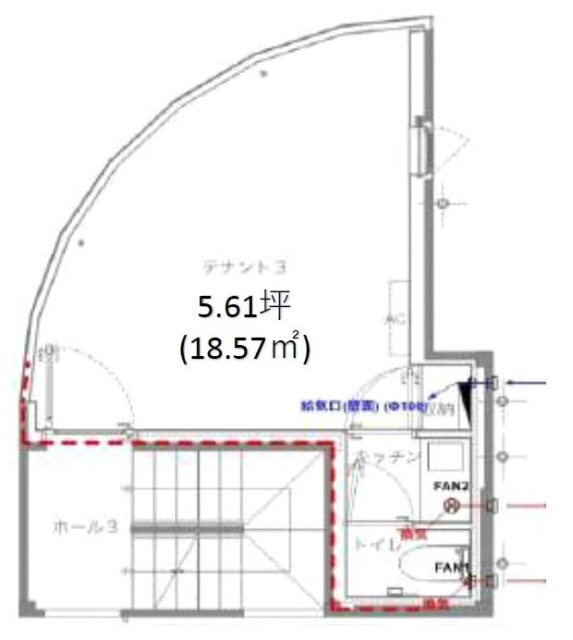 HARVEY神田司町3F 間取り図