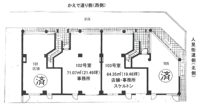 ハイム151吉野ビル102 間取り図
