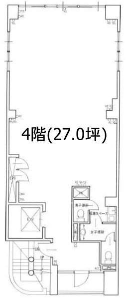 YKS黒田ビル4F 間取り図