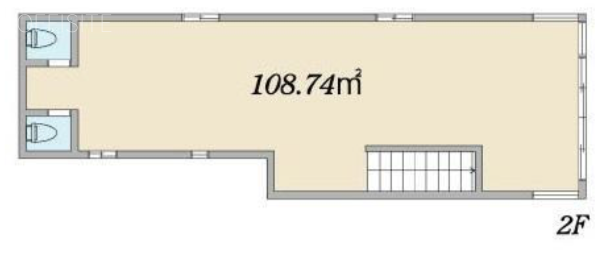 西新宿7丁目店舗2F 間取り図