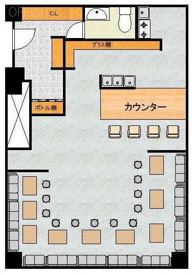 新宿Lee3ビルH 間取り図