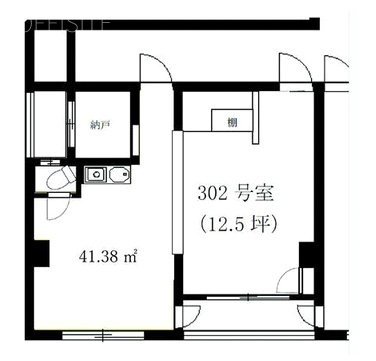大内ビル302 間取り図