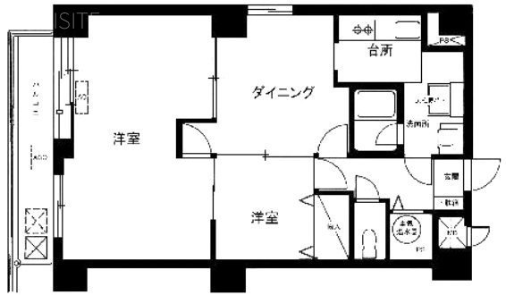 ライオンズマンション池袋210 間取り図