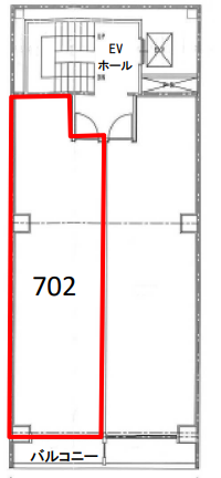 パル汐留702 間取り図
