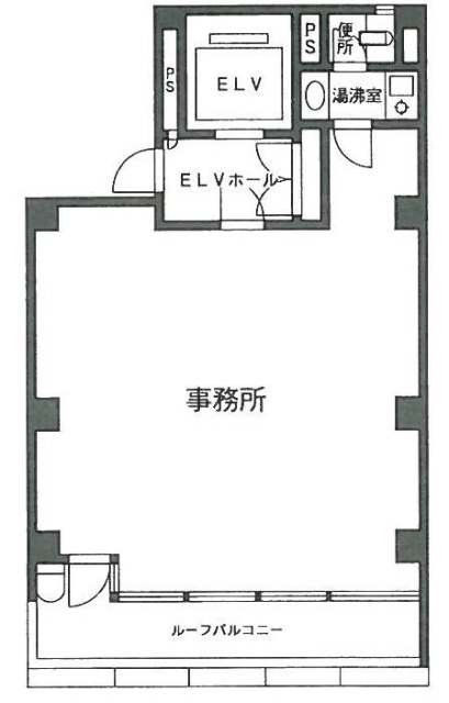 日新中央ビル6F 間取り図