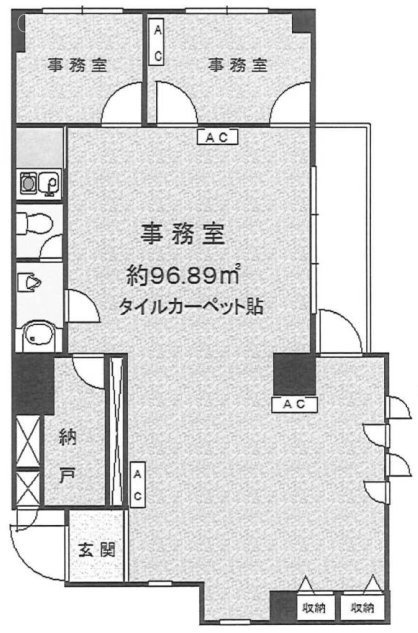 インペリアル六本木1号館4F 間取り図