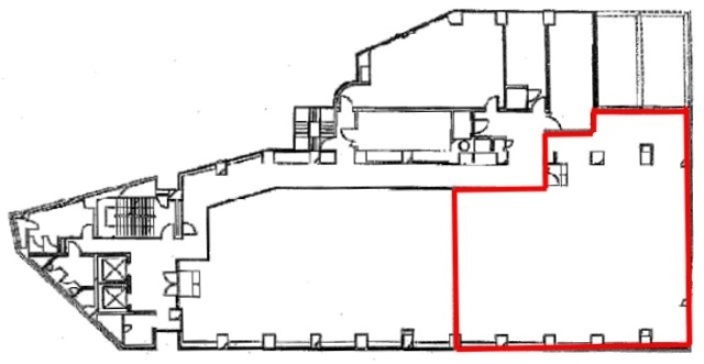 ジブラルタ生命原宿ビル4F 間取り図