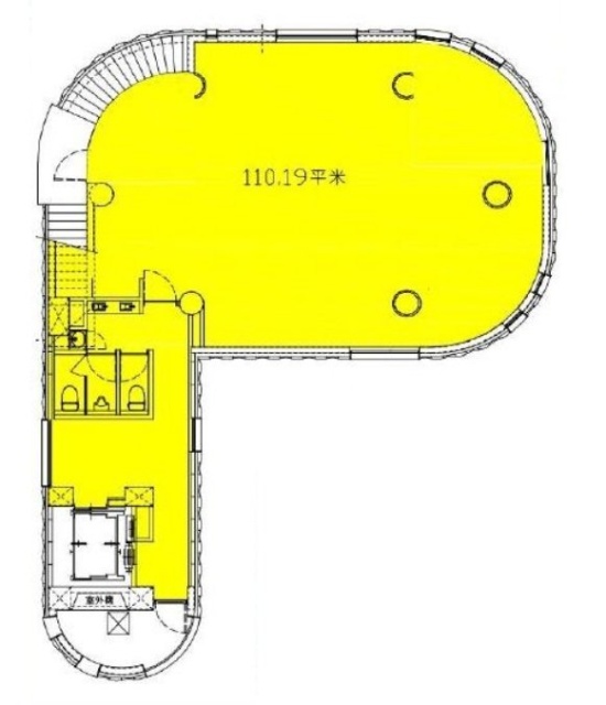 TWG日本橋人形町6F 間取り図