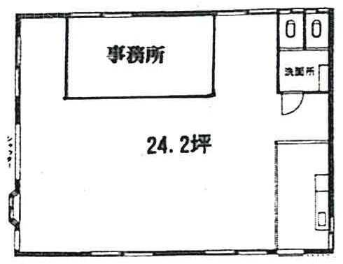 フラットいよビル101 間取り図