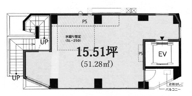 ADW北青山2F 間取り図