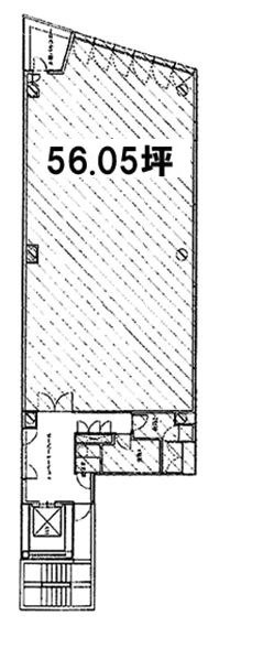 ユニゾ日本橋本町一丁目ビル8F 間取り図