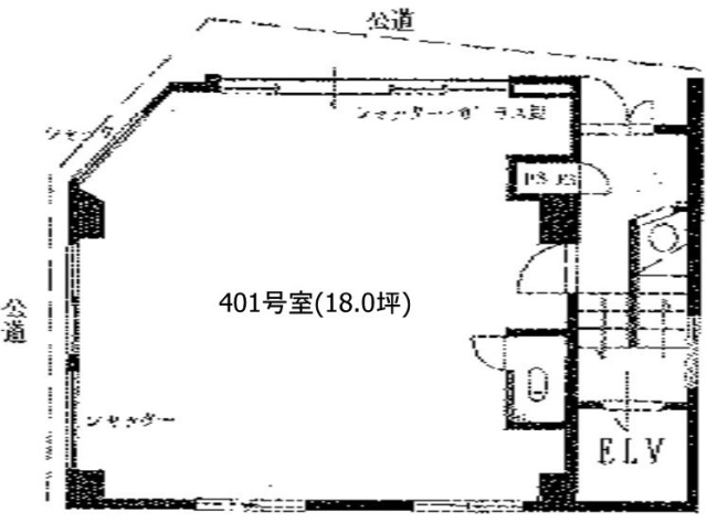 仲村ビル401 間取り図