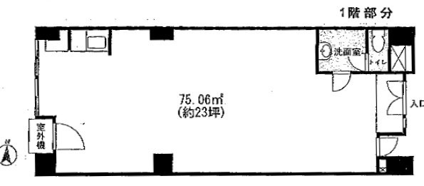 第25宮庭マンション1F 間取り図