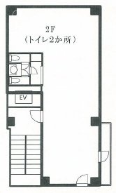 赤坂牧野ビル2F 間取り図