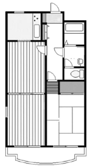 ビラージュ笹塚Ⅱ203 間取り図