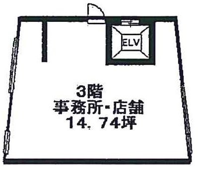カドル麻布十番ビル3F 間取り図