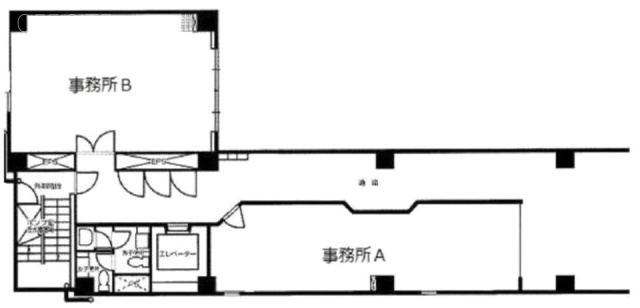 ハニー堀留ビルA 間取り図