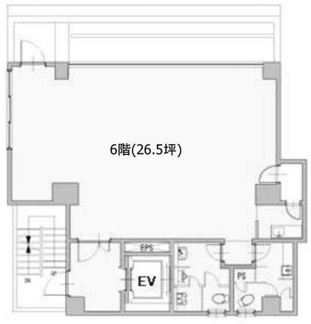 日本橋中屋ビル6F 間取り図