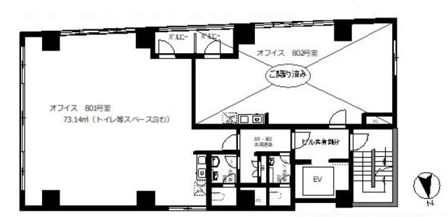 外神田ストークビル801 間取り図