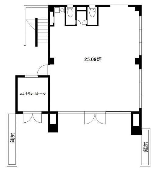 イーストヒル1F 間取り図