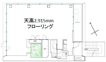 ESQ広尾(エスク広尾)3F 間取り図